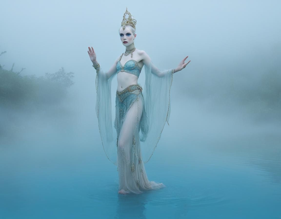 Enchantress Emerges from Ethereal Fog