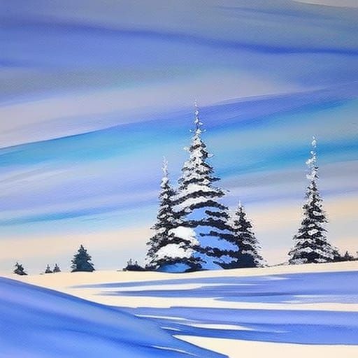 Impressionist Autumnal Transition in Gouache and Watercolor