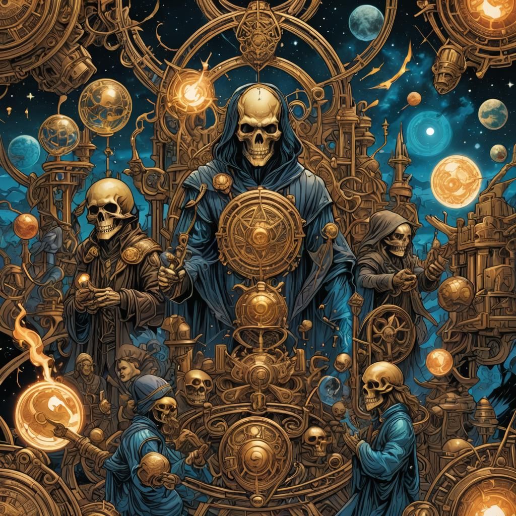 Alchemy Album Cover in Comic Book Art Style