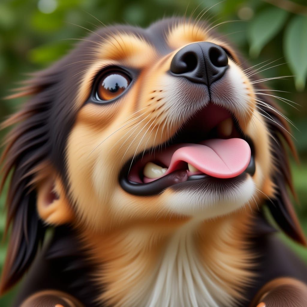 Sensual Orangutan with Flirtatious Smile