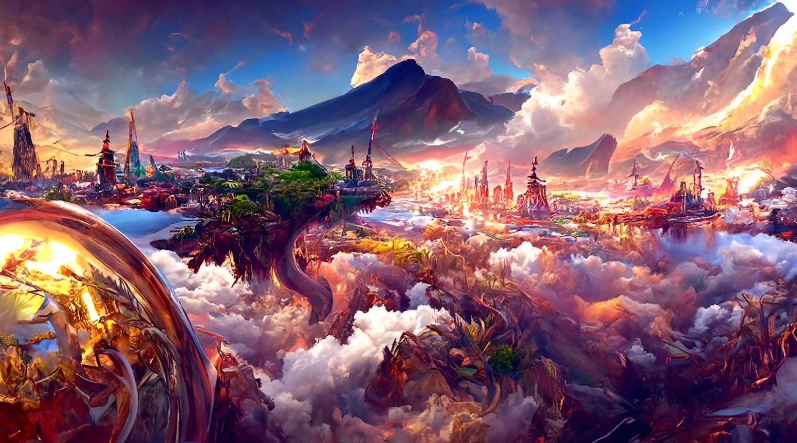 Fantasy Madagascar: Epic Surrealist Landscape