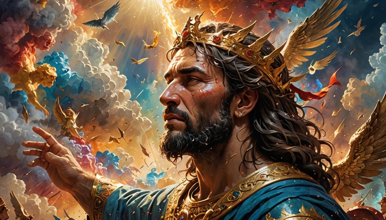 Hyperrealistic Vision of Heaven: Revelation Concept Art