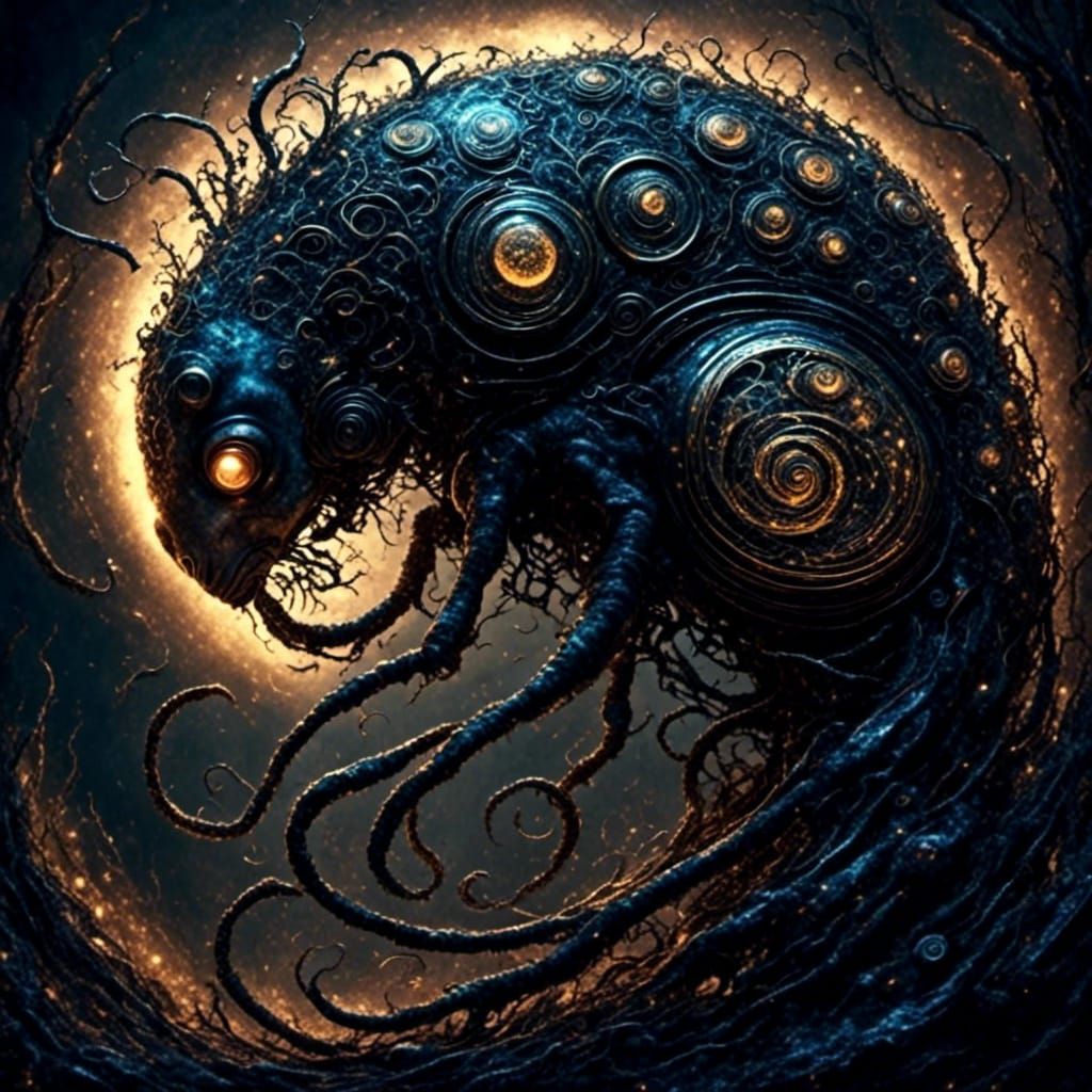 Abstract Shadows and Light in Digital Art