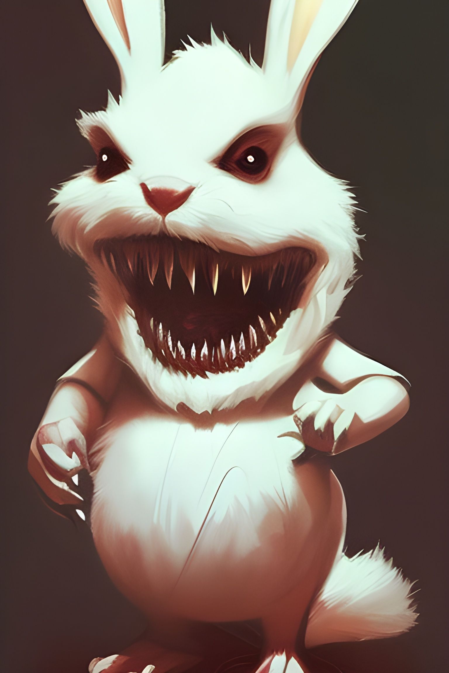 Sinister Easter Bunny by Greg Rutkowski