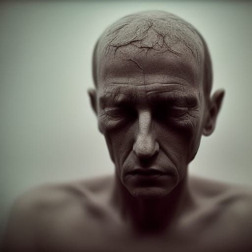 Bellmer-Inspired Surreal Sculpture Portrait