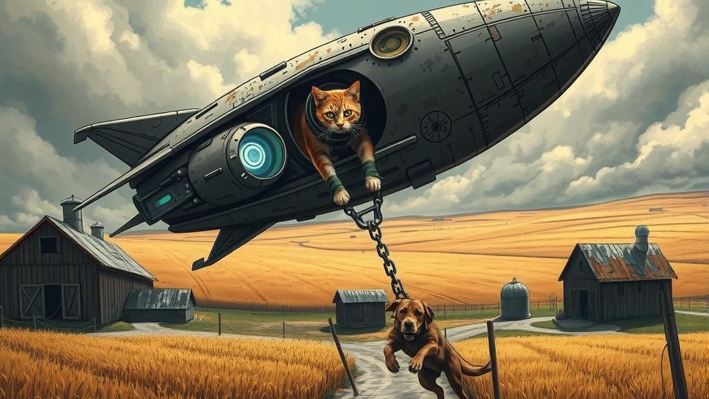 Cat Cosmonaut's Graphic Novel Rescue Mission