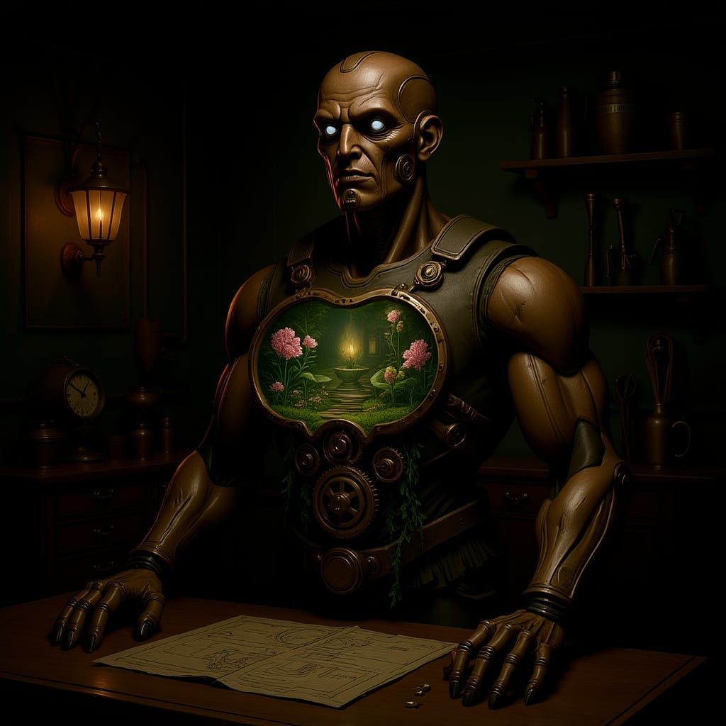 Steampunk Automaton's Miniature Garden