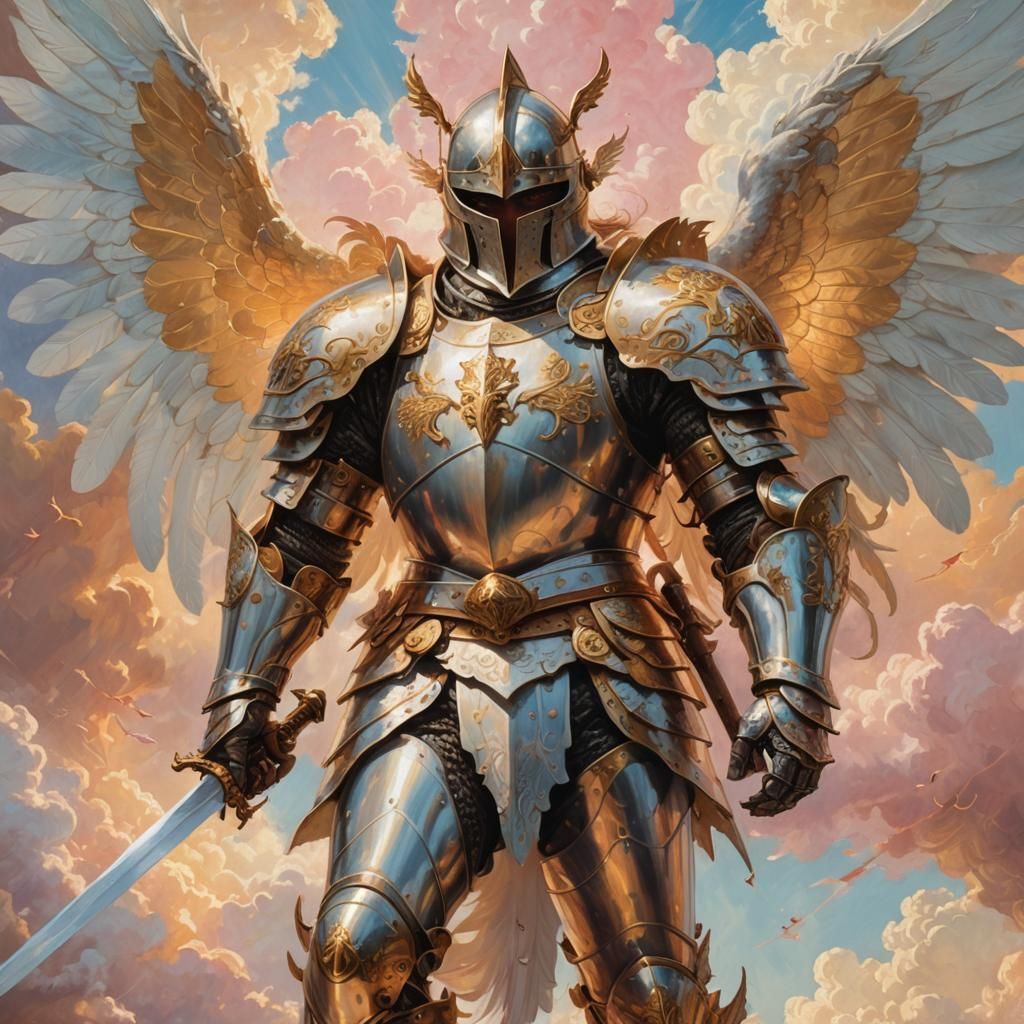 (Shining armour and wings)