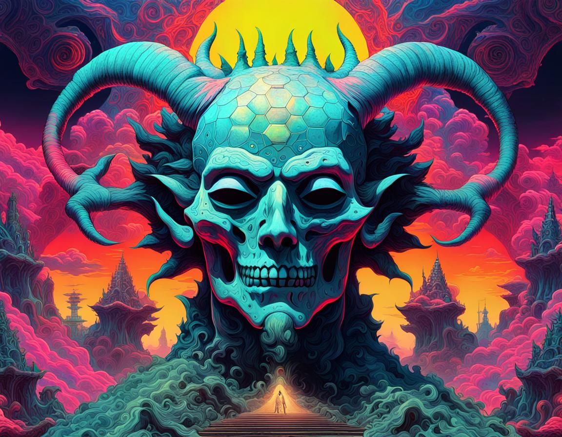 Vaporwave Demons: Seven Deadly Sins in Psychedelic Horror