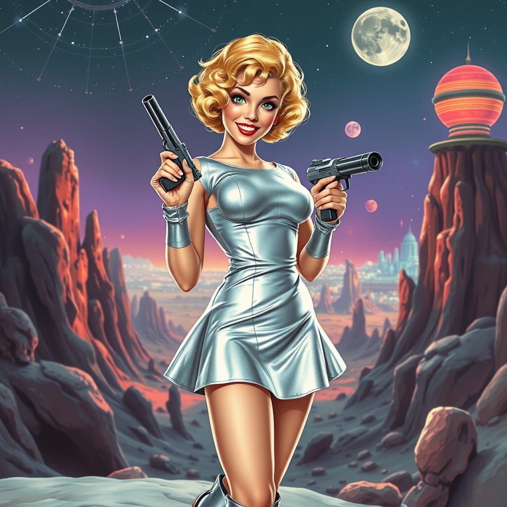 Sora (Retro 1950s science fiction novel  cover)