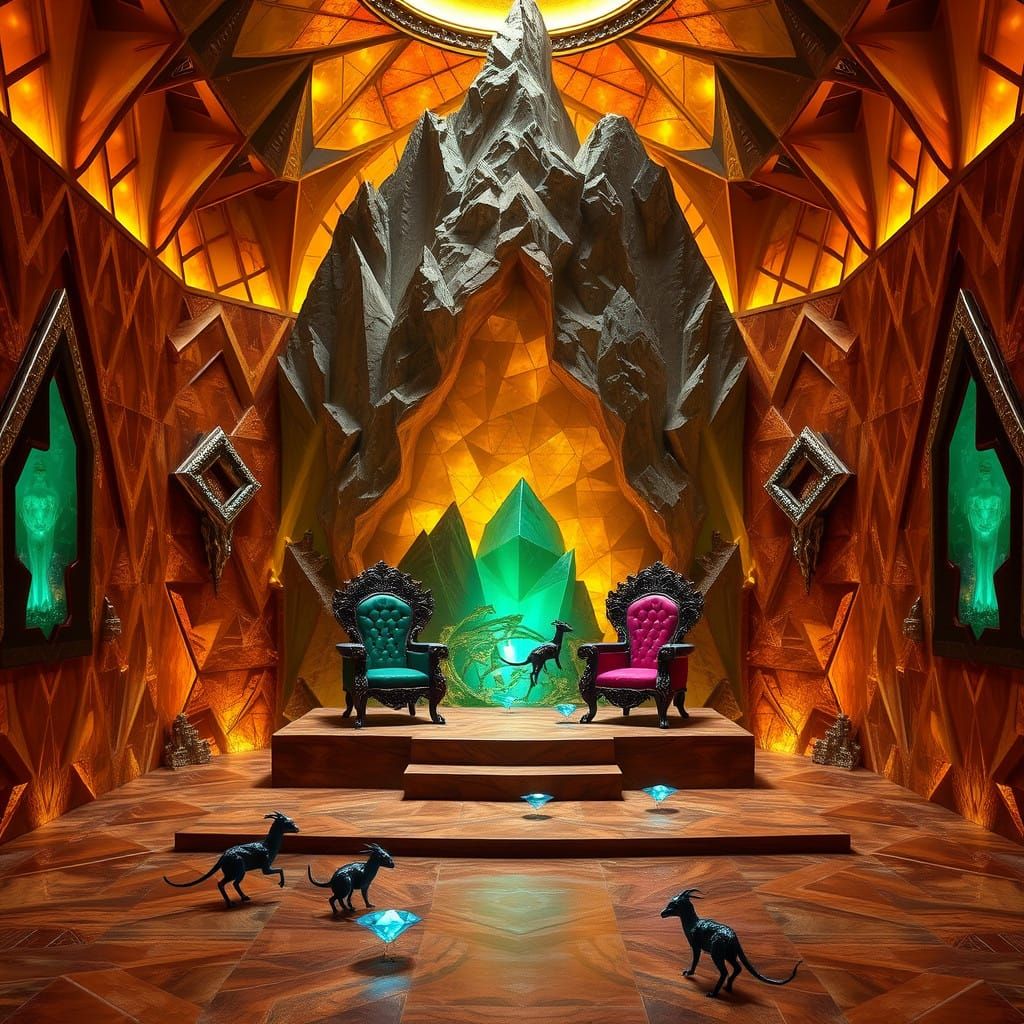 Luxuriant Amber Room Chamber