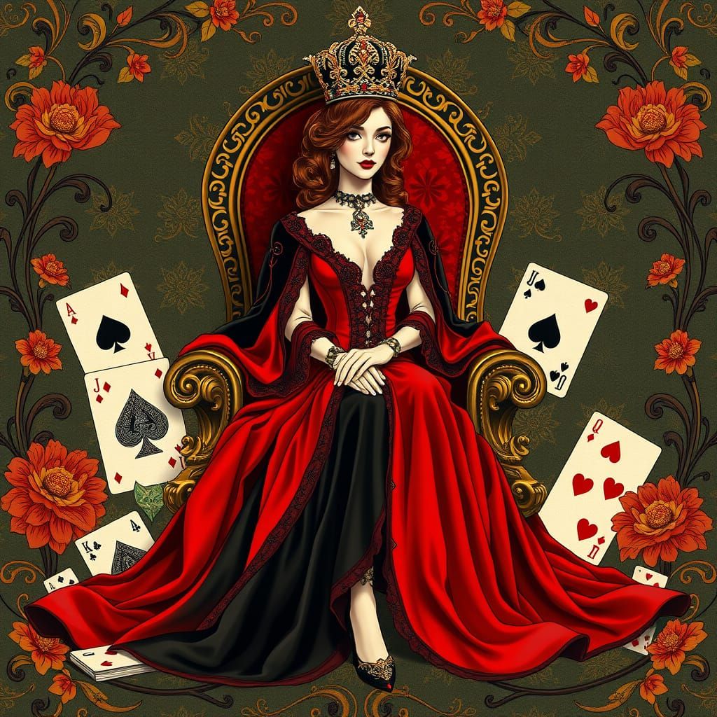 Crimson Queen of Hearts Reigns Supreme