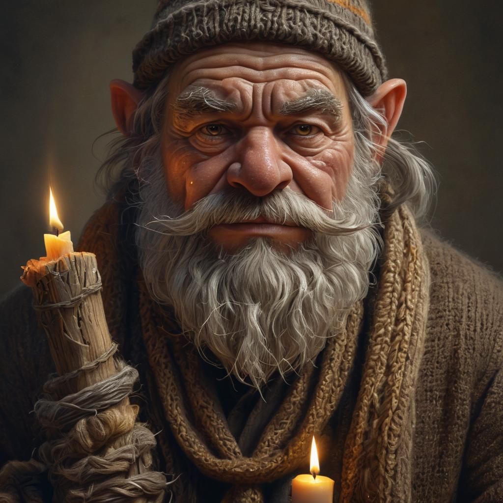 Grizzled Gruff Dwarf Candlemaker