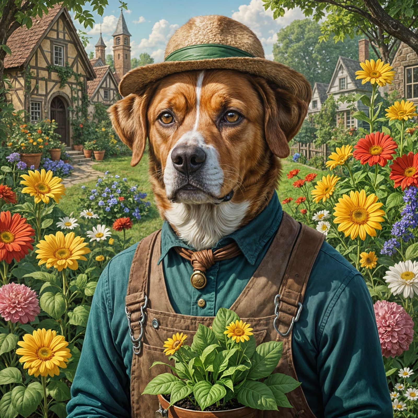 Dog-Man: Gardener of Seven Worlds Portrait