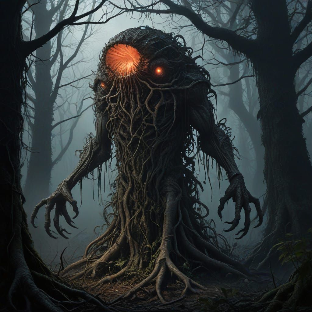 Dark, Twisted Demon Emerges from Shadows