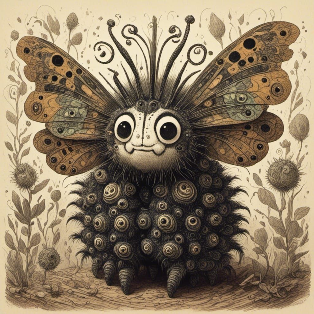 Cactus People in Oruga Ink Style