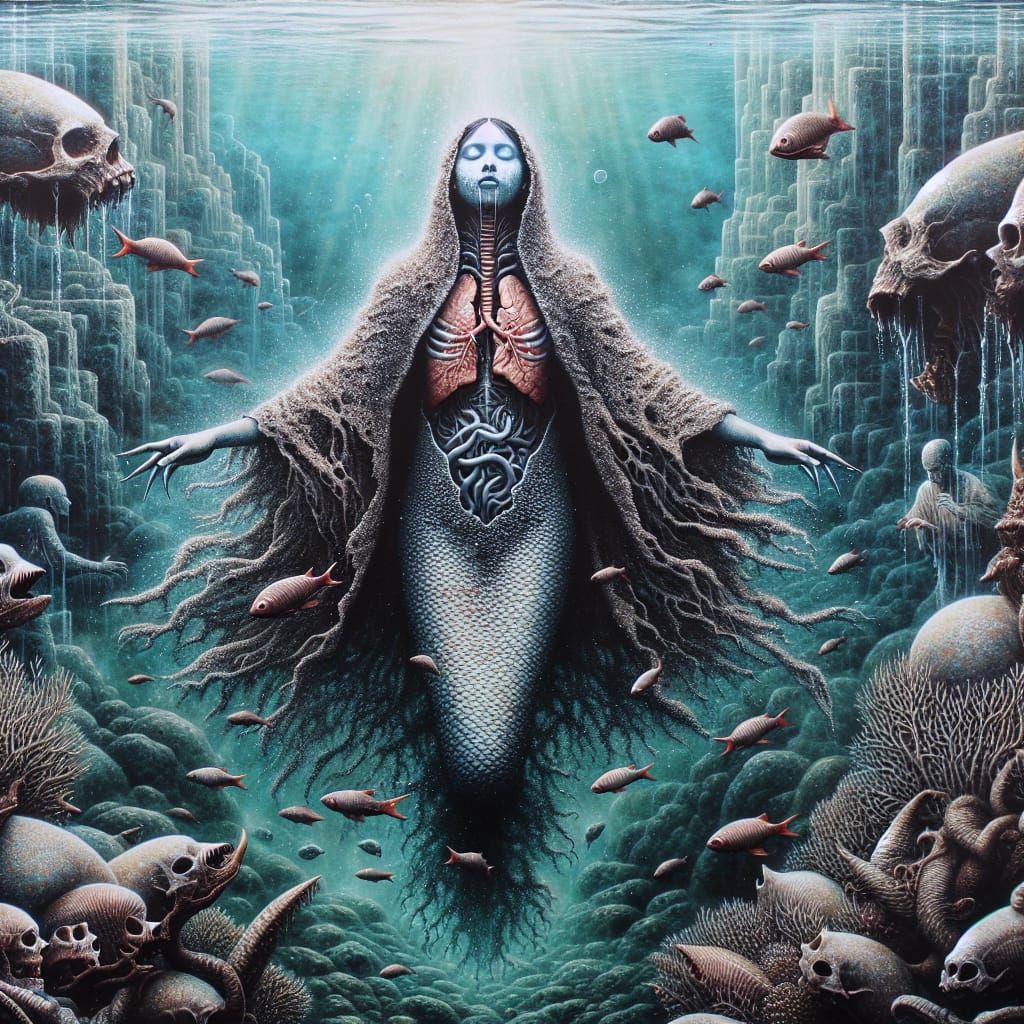 Dethklok - lungs transform to take in water