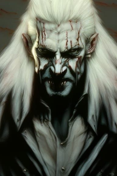 Warlock Villain Illustration in Photorealistic Style