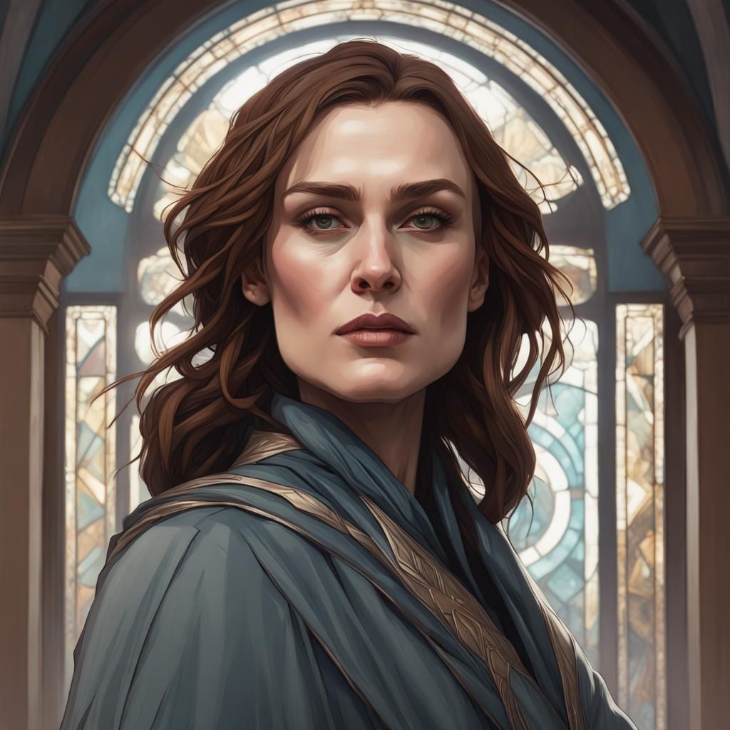 Detailed Portrait in Artstation Style