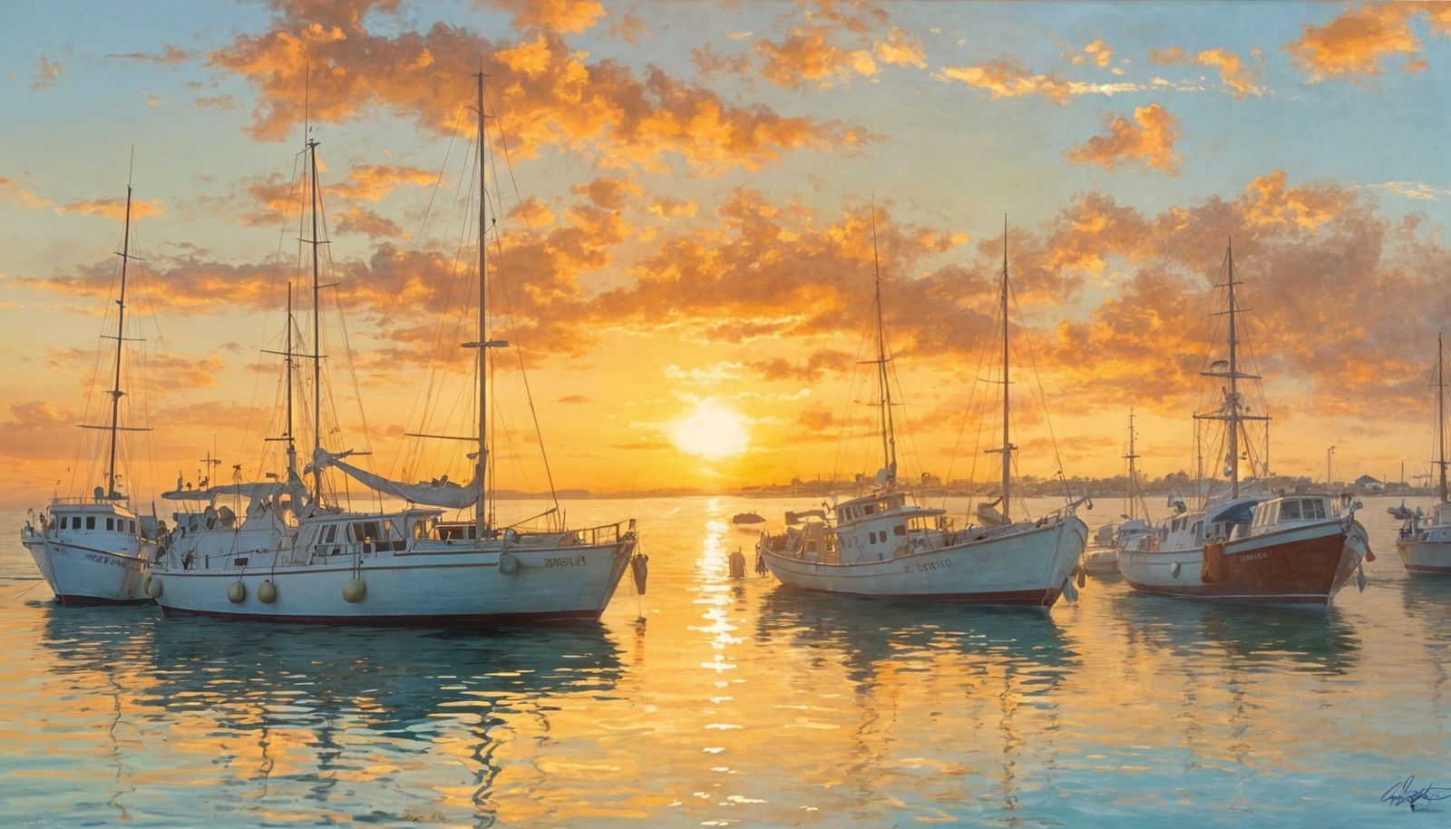 Fishing Boats, Key West: A Watercolor Impression