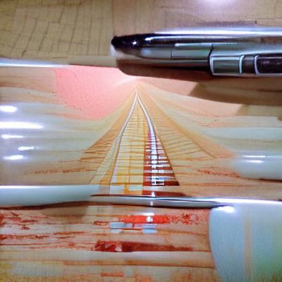AI Image of a Vanishing Point
