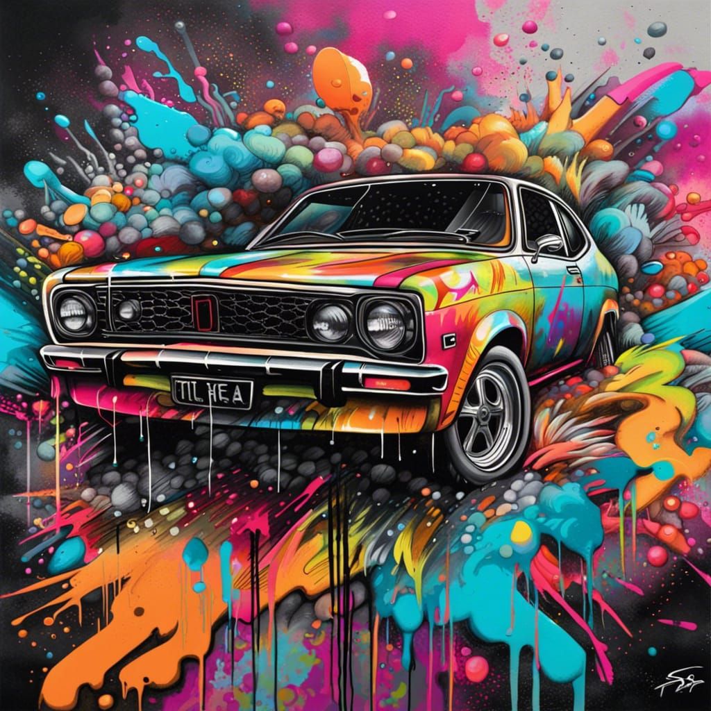 Colorful Graffiti Art Torana in Ultra Quality