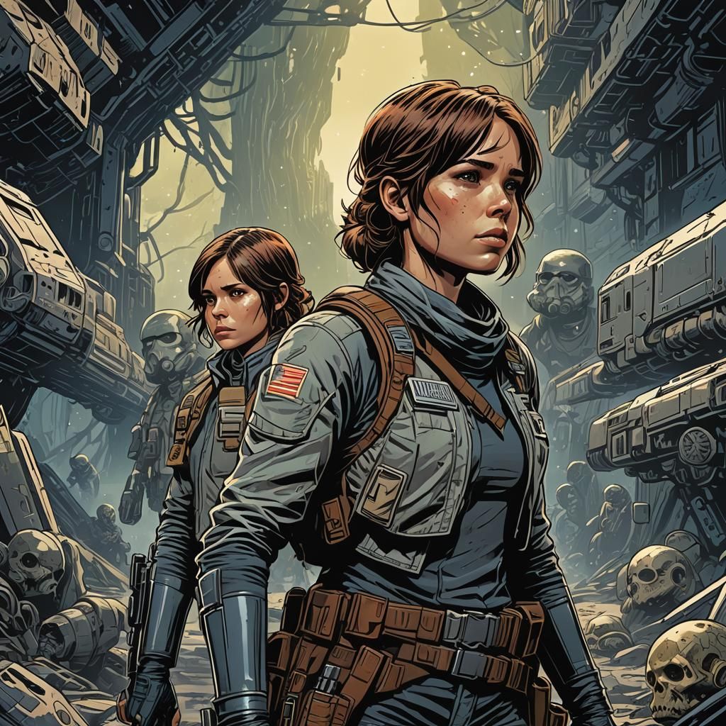 Jyn Urso Comic Book Art Illustration