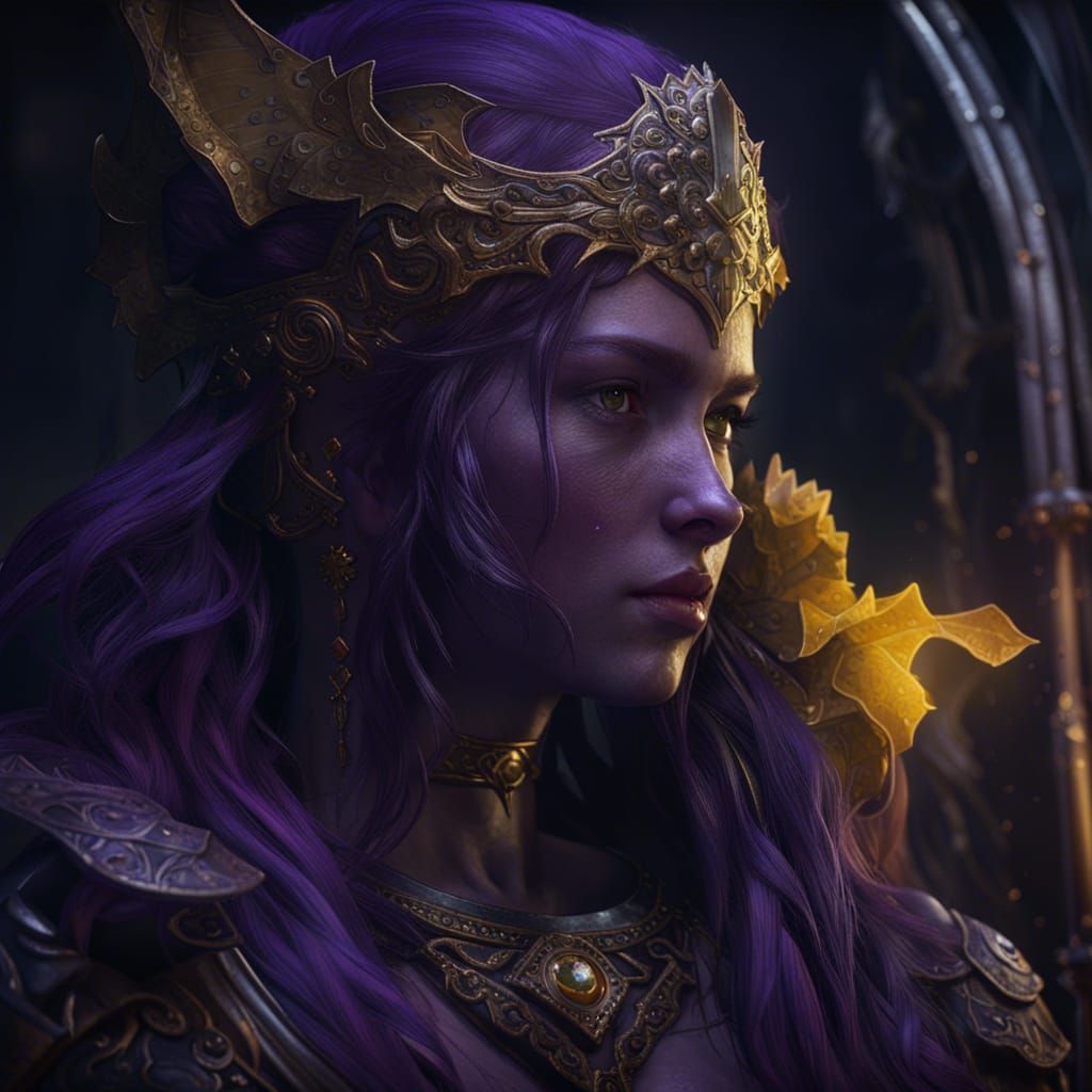 Epic Dark Fantasy Overworld Heroes: Digital Masterpiece