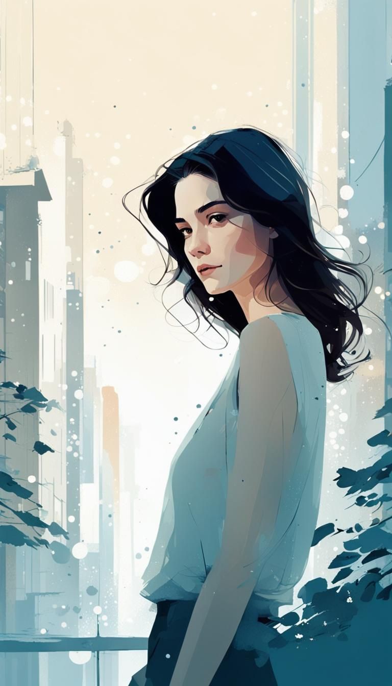 Janet Ruth Montgomery: Cel-Shaded Digital Illustration