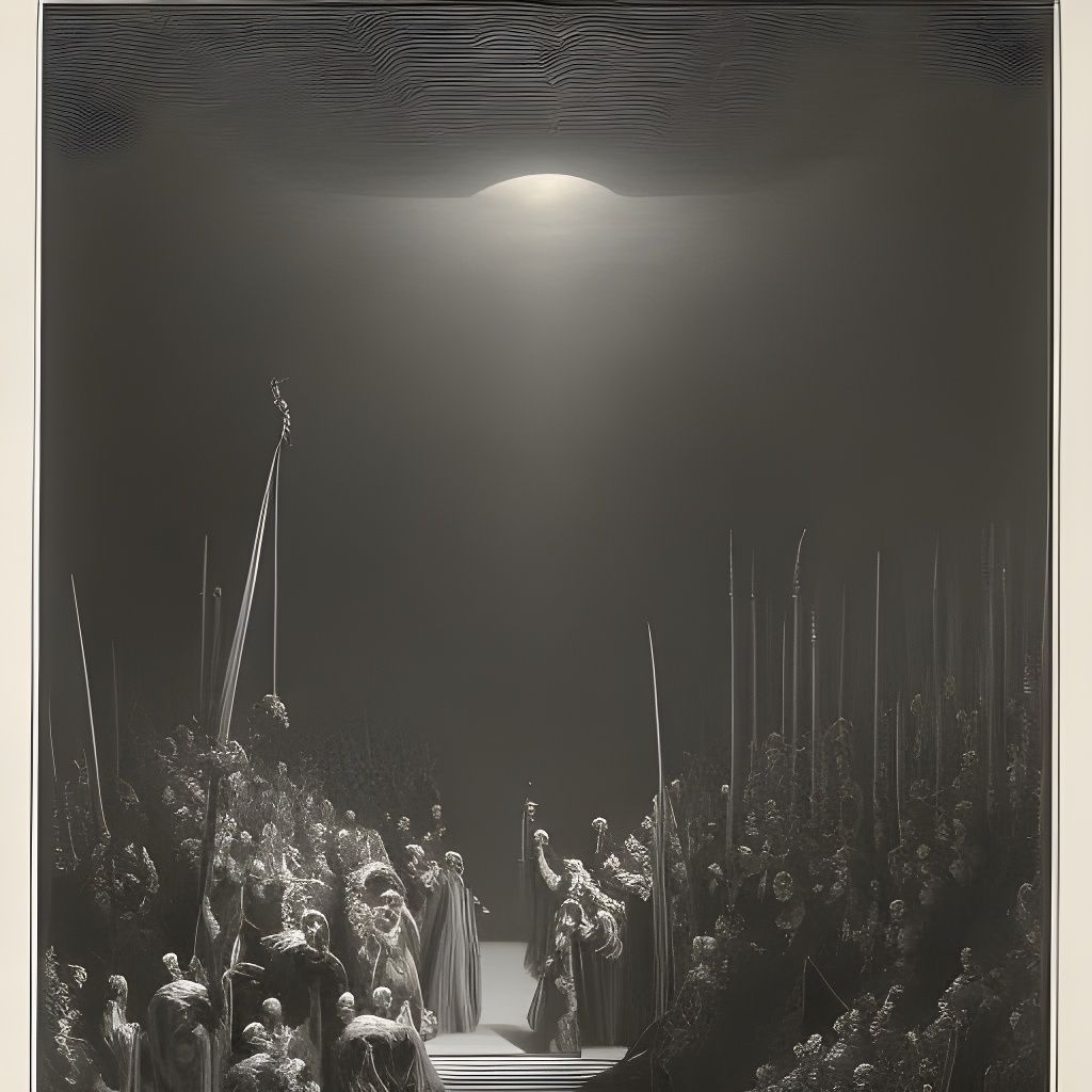 Hades in a Gustave Doré Style