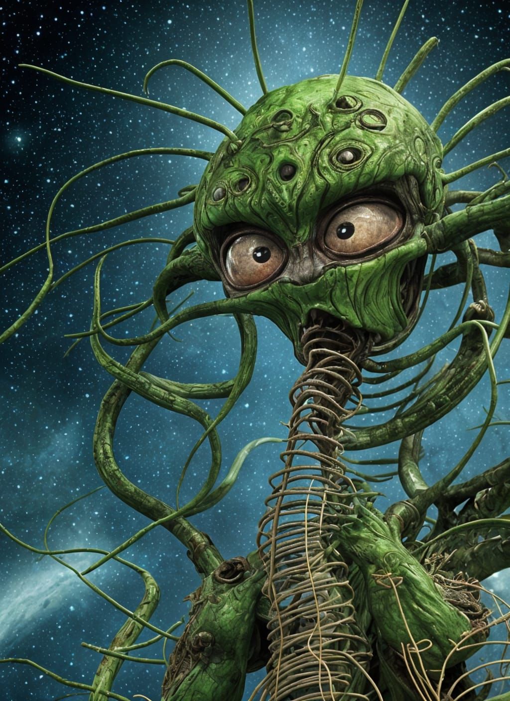 Aliens vs Earth: Hyperrealistic Eldritch Battle