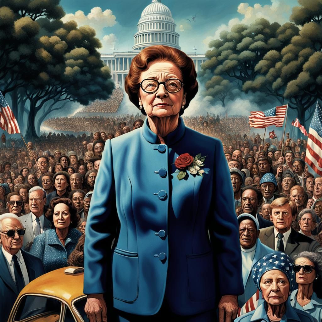 Detailed Matte Painting of Social Unrest