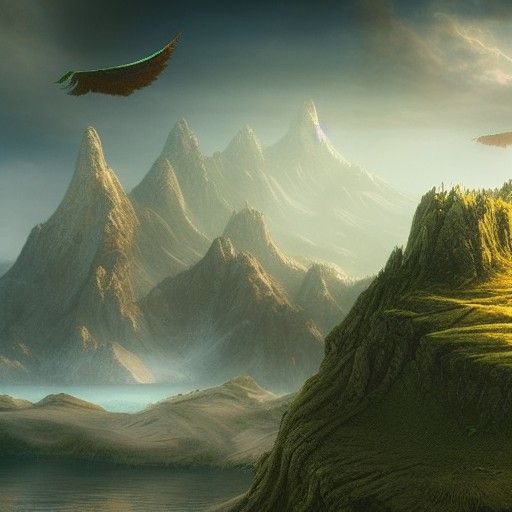 Floating Islands: A Cinematic Fantasy Landscape
