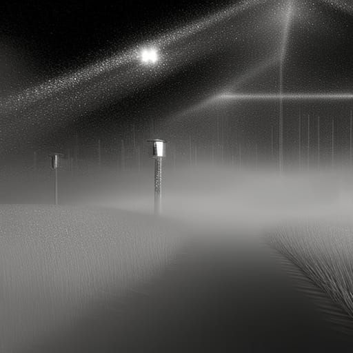 Dystopian Storybook Illustration in Retro Monochromatic Styl...