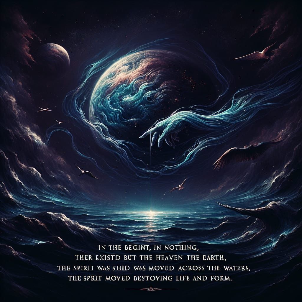 Genesis: Divine Spirit Creates Heaven and Earth