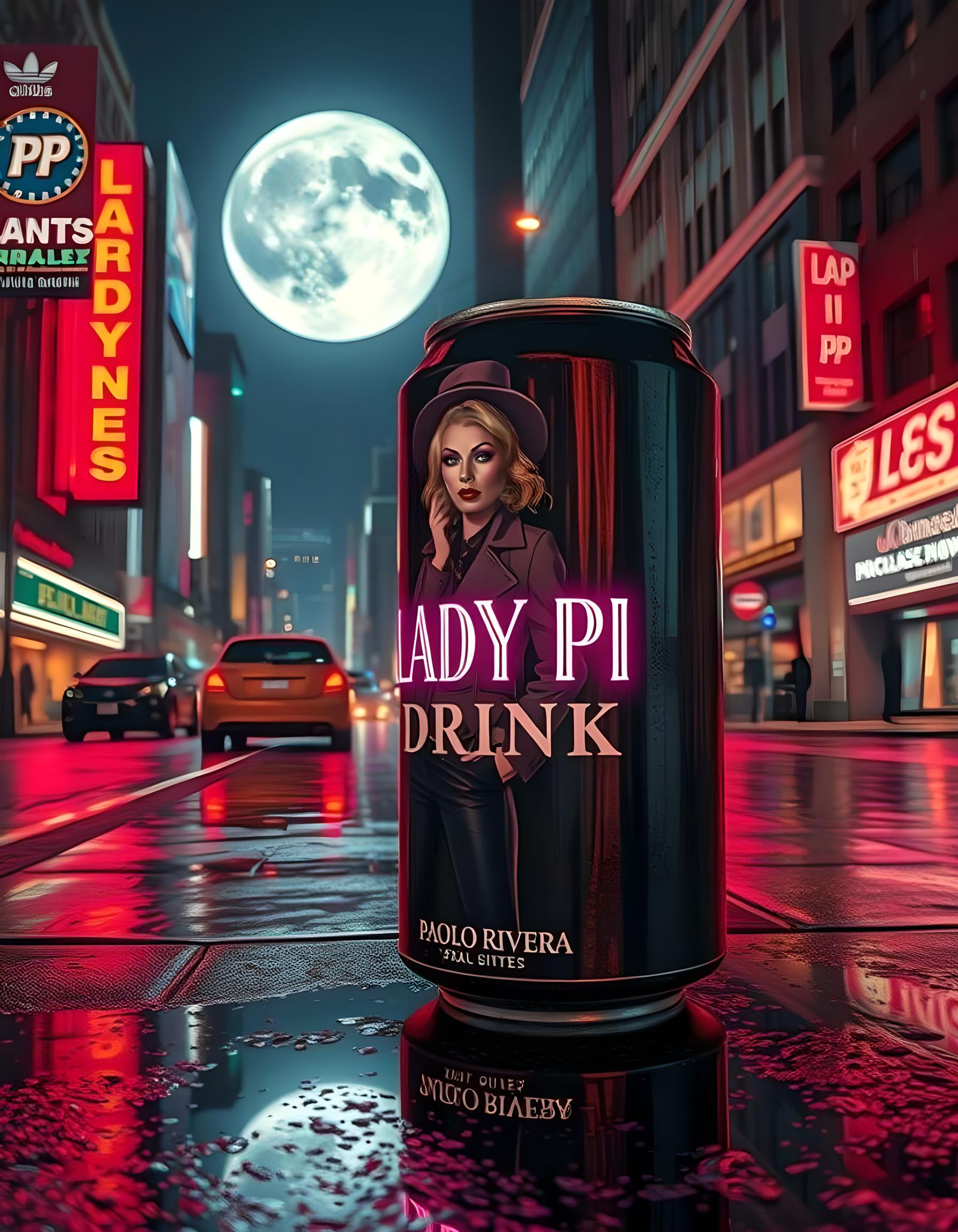AI Artist Drink: Lady PI Flavour 2-4.