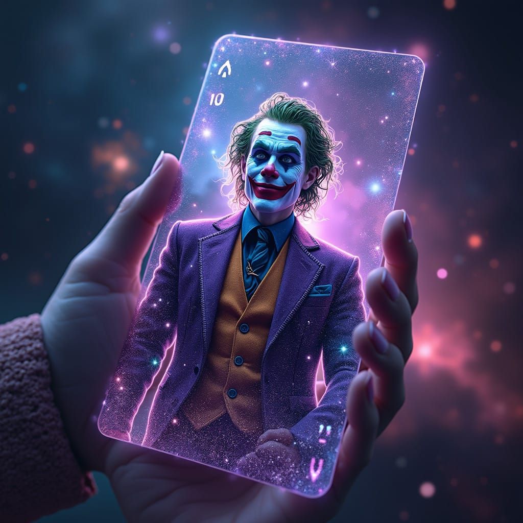 Cosmic Joker Emerges in 3D Holographic Glory