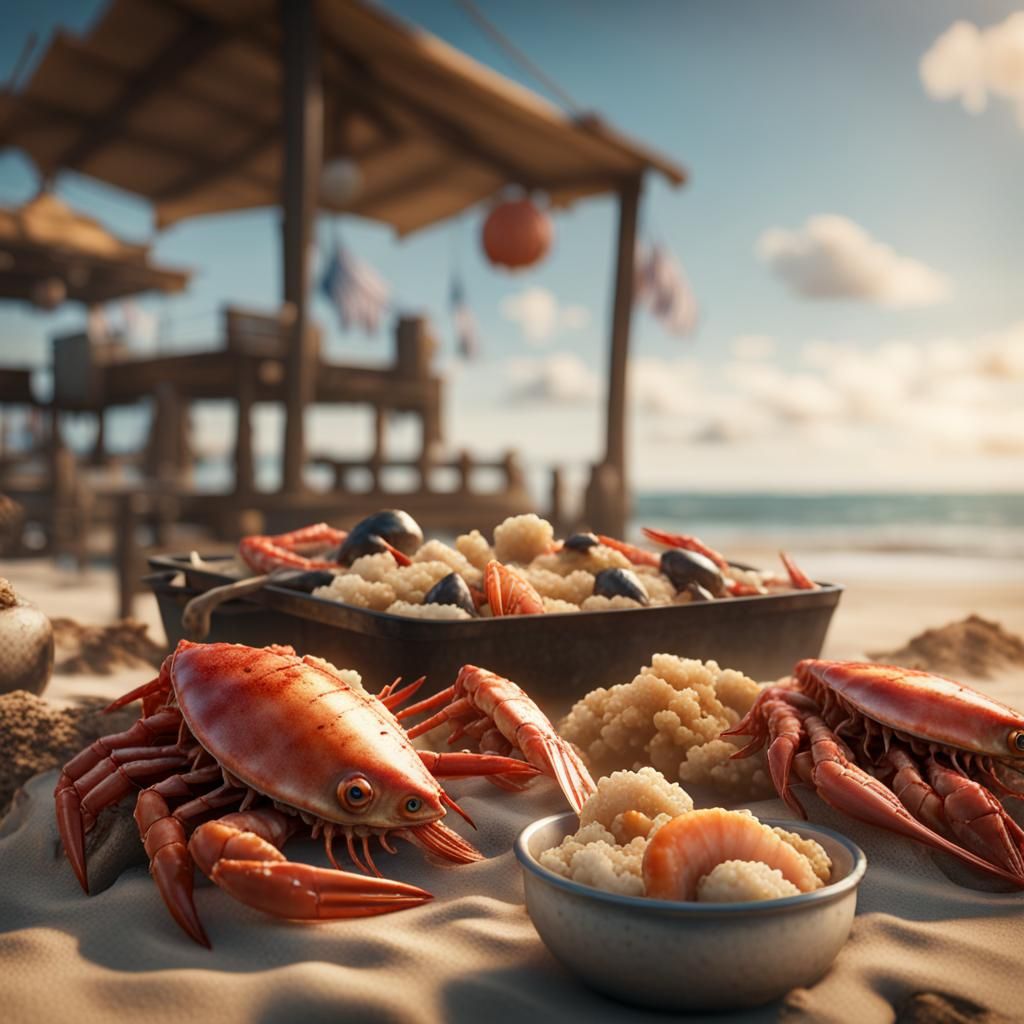 Seafood on the Beach: 3D Game Cinematic