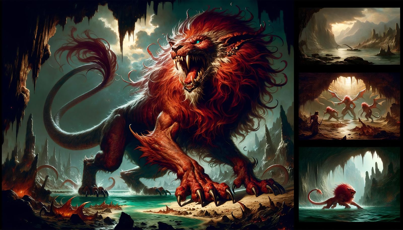 Fearsome Jarilith Demon Ready to Pounce