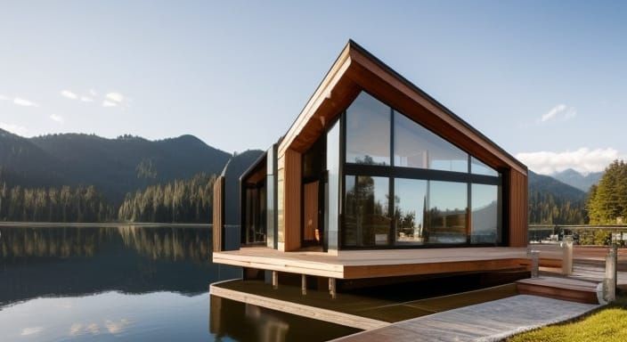 Modern Cozy Cabin on the Edge of the Woods