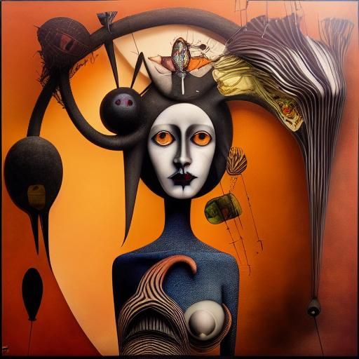 Whimsical Glass Heart Artwork with Intricate Details