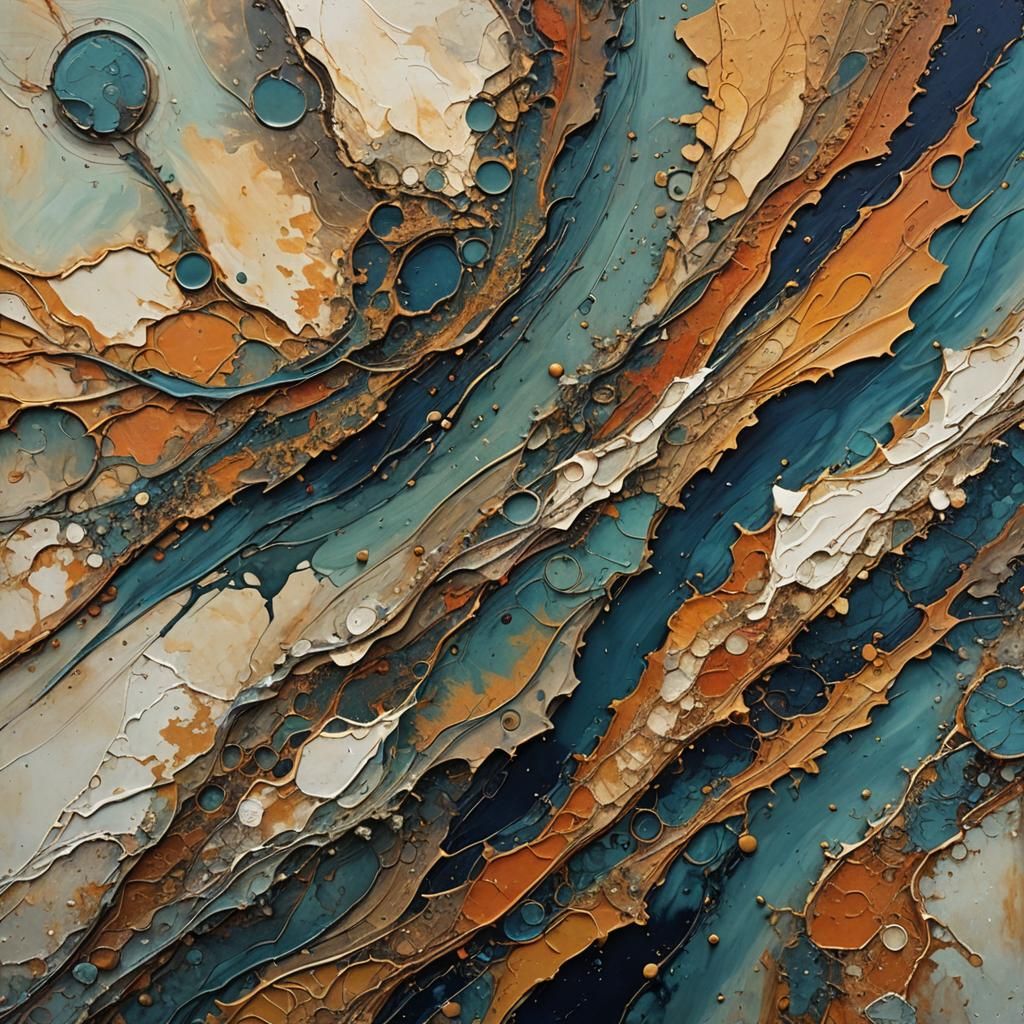 Salo's Arrival on Titan: Abstract Art