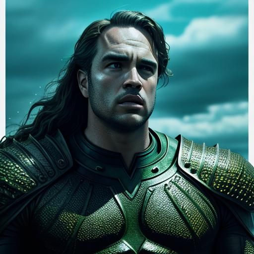 Marlon Brando as Aquaman: Cinematic Film Still