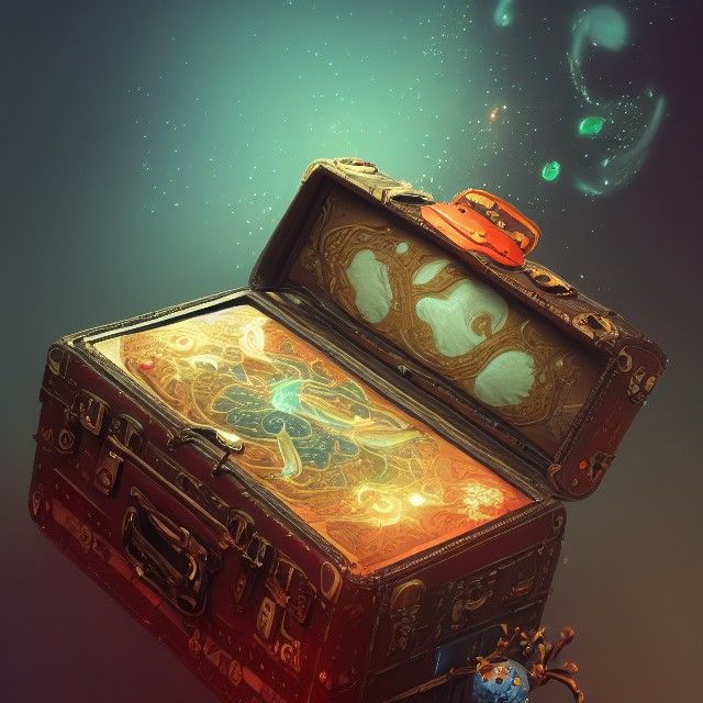 Eldritch Cosmic Suitcase Unleashes Nightmares: Digital Paint...