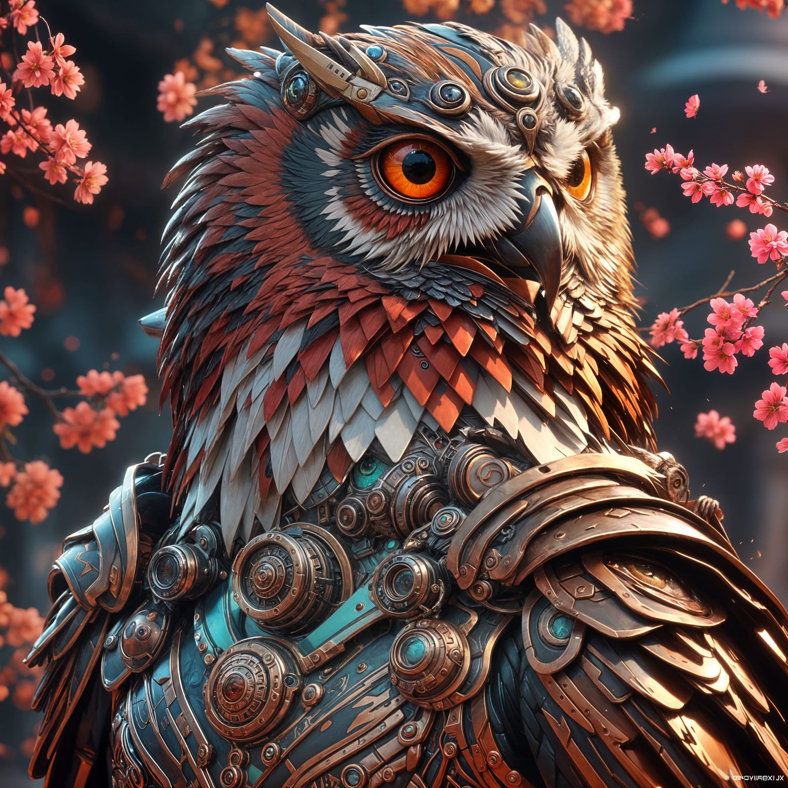 Female Owl Person