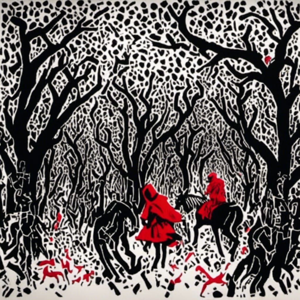 Graffiti Style Little Red Riding Hood