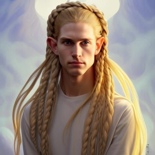 Elf Portrait in Dynamic Lighting