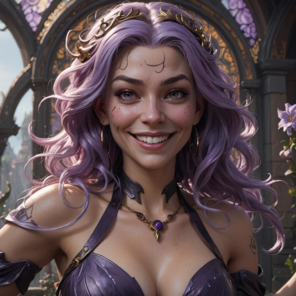 Ursula Portrait in Dark Fantasy Style