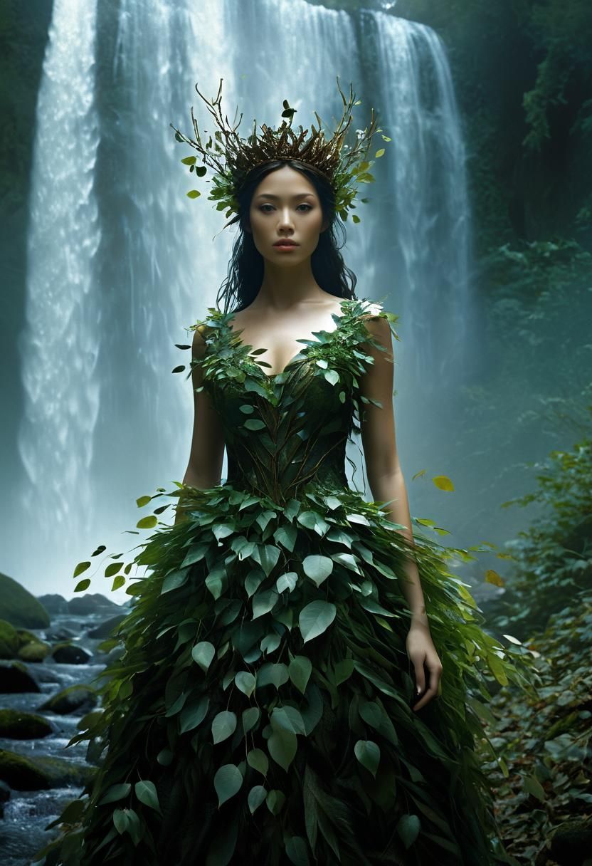 Ethereal Earth Spirit in Enchanted Forest