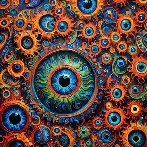 Floating Eyeballs in a Cosmic Void